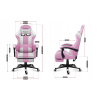 Крісло геймерське Huzaro Force 4.7 Pink