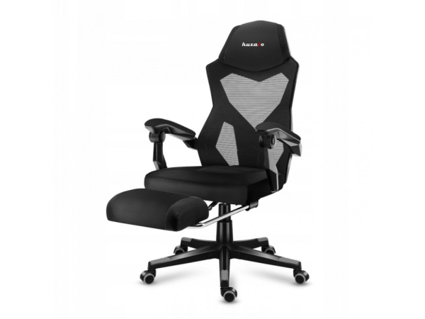 Крісло геймерське Huzaro Combat 3.0 black carbon (Польща-Італія)