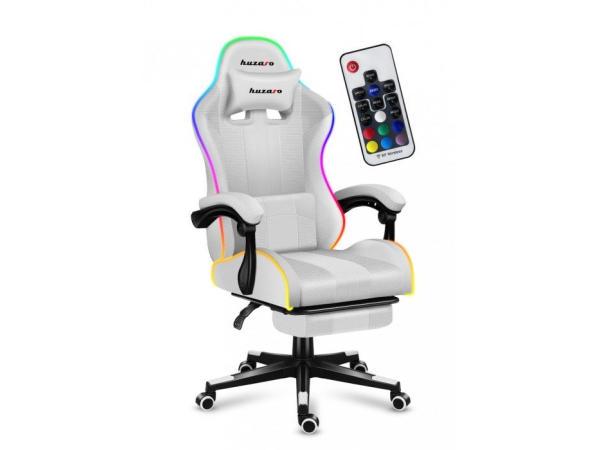 Крісло геймерське Huzaro Force 4.7 (Італія-Польша) RGB White