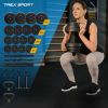 Набір гантелей TREX SPORT 4в1: гантелі, штанга, гиря, упори для віджимань, 20/кг, з'єднувальна штанга