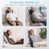 Масажний крісло-накидка Comfier Shiatsu з підігрівом та функцією компресії - 2D/3D-масаж, повна спинка, для жінок та чоловіків