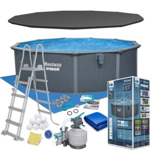 Басейн каркасний 13в1 Bestway Hydrium  488 х 132 см 561CU