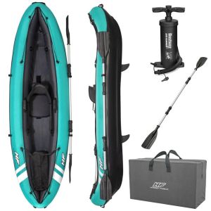 Каяк надувний Bestway Hydro-Force Ventura Elite X1 280 х 86 см, блакитно-чорний 65118